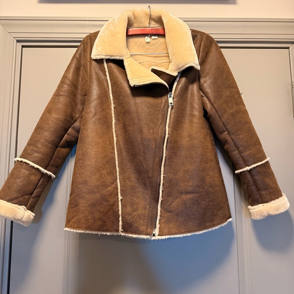 FAUX FUR LINED JACKET